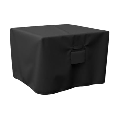 perfk Square Fire Cover, Kaminabdeckung Feuerstelle Deckel Staubdichtes Oxford Stoff Feuerschale Abdeckungsschutz für Patio Yard, Outdoor von perfk