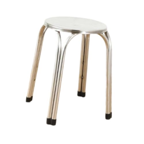 perfk Stapelhocker Runder Hocker Ohne Rückenlehne Metallrahmen Doppelte Schweißnähte Geräuscharm Leicht Tragbar für Esszimmer Büro Innen Außen, 42 cm perfk Stapelhocker Runder Hocker Ohne Rückenlehne Metallrahmen Doppelte Schweißnähte Geräuscharm Leicht Tragbar für Esszimmer Büro Innen Außen, 42 cm von perfk