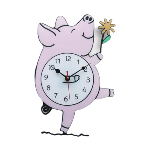 perfk Süße Schweine Wanduhr Wall Uhr schön Leichter zu Sagen Time Festival Geschenk Moderne Uhr Acryl Ornament für Büro Wohnzimmer perfk Süße Schweine Wanduhr Wall Uhr schön Leichter zu Sagen Time Festival Geschenk Moderne Uhr Acryl Ornament für Büro Wohnzimmer von perfk