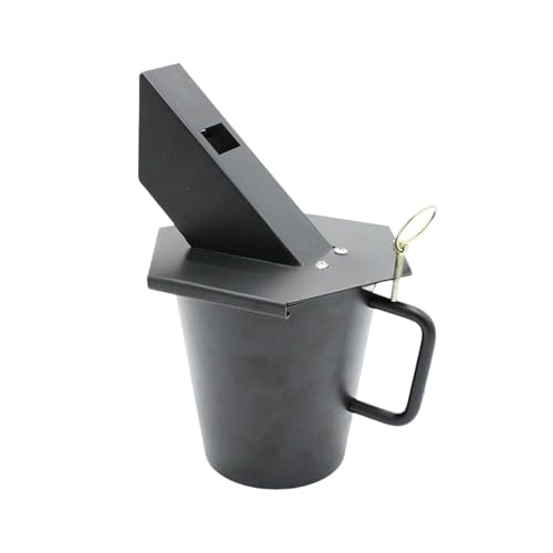 perfk Tropffetteimer mit Deckel und Griff, Grillfetteimer, verbessertes Grillzubehör von perfk