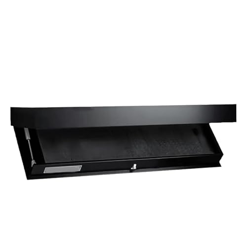 perfk Wandregalhalter, rustikal, an der montiert, Moderne Wohnkultur, Aufbewahrungsbox für kleine Räume, Küche, Wohnung, Wohnzimmer, Schwarz perfk Wandregalhalter, rustikal, an der montiert, Moderne Wohnkultur, Aufbewahrungsbox für kleine Räume, Küche, Wohnung, Wohnzimmer, Schwarz von perfk