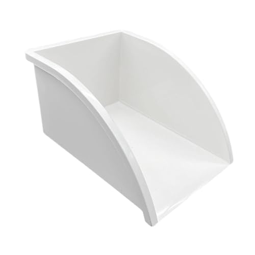 perfk Wasser Kehrschaufel Regenfass Regenwasser-Sammelsystem für Fallrohre Garten Wasserfänger Fallrohr Verlängerung für Landschaft, Weiß von perfk