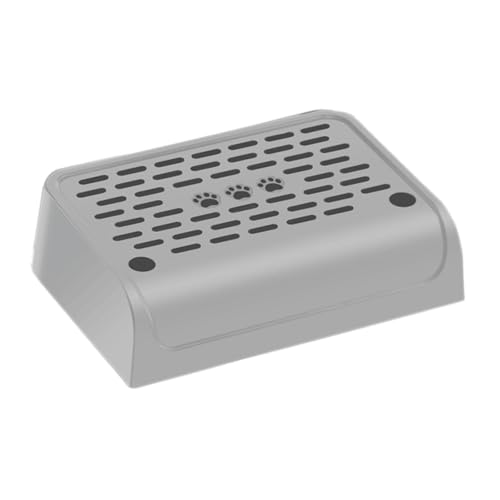 perfk für Katzentoilette Katzentoilette mit Pedalen, Katzentoiletten-Auffangbox für das Schlafzimmer Kleiner und älterer Katzen, Silber perfk für Katzentoilette Katzentoilette mit Pedalen, Katzentoiletten-Auffangbox für das Schlafzimmer Kleiner und älterer Katzen, Silber von perfk