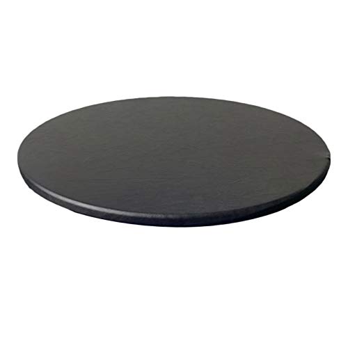 perfk wasserdichte Polyester montierte tischdecke Tuch dekorative runde tischdecke tischdecke - Schwarz von perfk