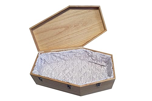 petbye Holz Haustiersarg mit Satin Innenverkleidung - Größe XXL für große Haustiere - Tiersarg mit festem Metallverschluss - Sarg Natur aus hochwertigem Holz petbye Holz Haustiersarg mit Satin Innenverkleidung - Größe XXL für große Haustiere - Tiersarg mit festem Metallverschluss - Sarg Natur aus hochwertigem Holz von petbye