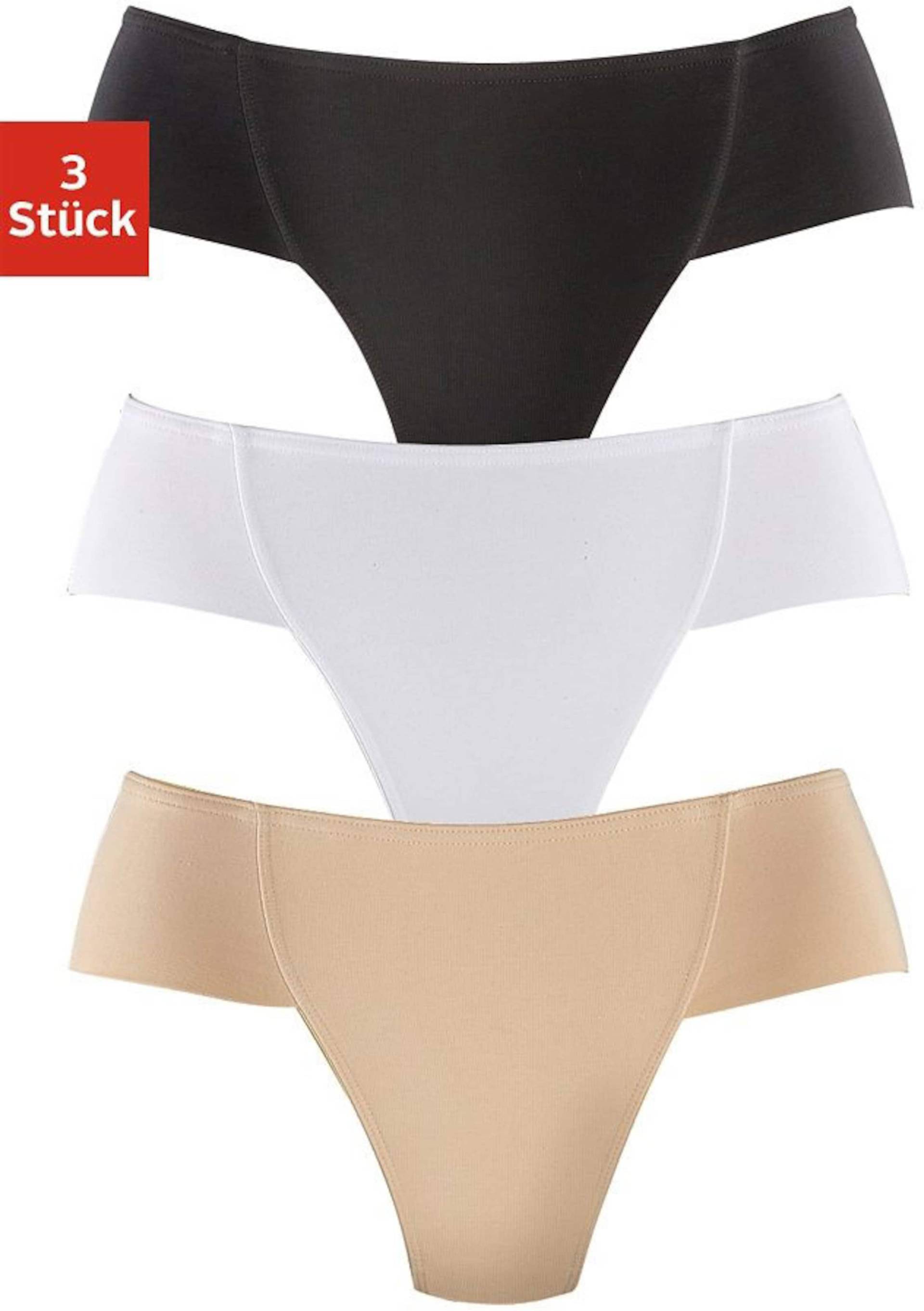 Formstring in beige, schwarz, weiß von petite fleur von petite fleur