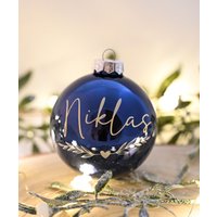 Weihnachtskugeln Personalisiert| Weihnachtsbaumkugel Mit Namen | Christbaumkugeln Personalisiert Personalisierte von petitePat