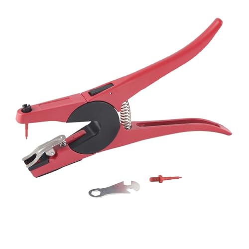 Animal Ohr Tag Plier Applicator Puncher Tagger Tool Vieh Schweine Schafziegen CHATTLES COUS rot Animal Ohr Tag Plier Applicator Puncher Tagger Tool Vieh Schweine Schafziegen CHATTLES COUS rot von petjoyful