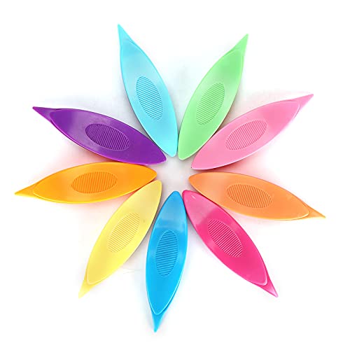 Buntes Tatting Shuttles Craft -Werkzeug für DIY -Handstrickset von 9 Plastik -Tattle -Shuttle -Kit Buntes Tatting Shuttles Craft -Werkzeug für DIY -Handstrickset von 9 Plastik -Tattle -Shuttle -Kit von petjoyful