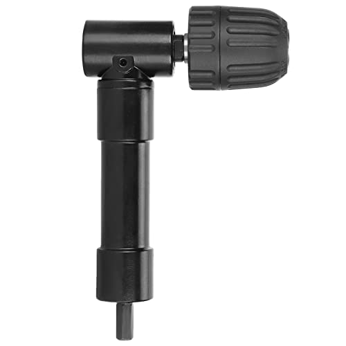 Rechtswinkelbohranhangsadapter 90 Grad Bohrverlängerung Chuck Tools Schwarz von petjoyful