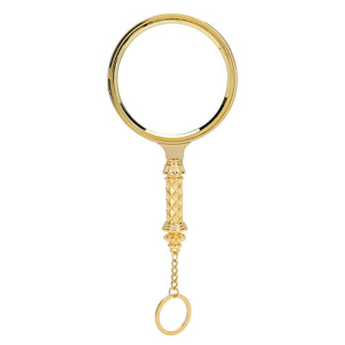 petjoyful 5 -fache Vergrößerungsglas 90 -mm -Handheld -Lupe mit Schlüsselkette für den Gebrauch zu Hause petjoyful 5 -fache Vergrößerungsglas 90 -mm -Handheld -Lupe mit Schlüsselkette für den Gebrauch zu Hause von petjoyful