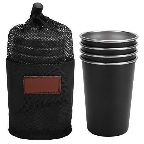 petjoyful Edelstahl -Picknick -Trinkbecher -Set für Camping -Bergsteige im Freien mit Aufbewahrungstasche petjoyful Edelstahl -Picknick -Trinkbecher -Set für Camping -Bergsteige im Freien mit Aufbewahrungstasche von petjoyful