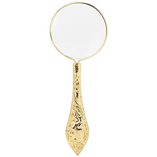 petjoyful Vergrößerungsglas Handheld Reading Leser Metallgriff 5x für ältere Menschen und Kinder Gold petjoyful Vergrößerungsglas Handheld Reading Leser Metallgriff 5x für ältere Menschen und Kinder Gold von petjoyful