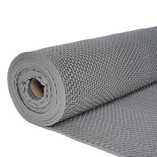 petour Rutschfeste Matte für den Außenbereich, 3 x 0,9 m, Drainage-Matten, PVC-Netz-Bodenbelag, strapazierfähige Gummimatte für Badezimmer, Pool, Hotels, Küche, Grau petour Rutschfeste Matte für den Außenbereich, 3 x 0,9 m, Drainage-Matten, PVC-Netz-Bodenbelag, strapazierfähige Gummimatte für Badezimmer, Pool, Hotels, Küche, Grau von petour