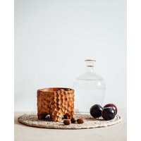 Handgeschnitzte Holzschale Rustikale Strukturierte Fuß Servierschale Handgeschnitzte Holzschale Rustikale Strukturierte Fuß Servierschale von petrichorawood