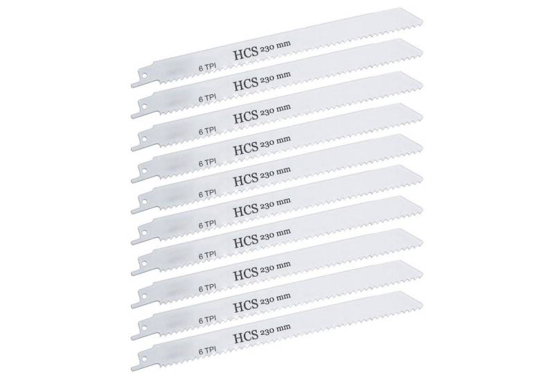 CMC Säbelsägeblatt Sägeblätter Säbelsägeblätter 230mm für Holz, Kunststoff (10 (10-St), 10 HCS Säbelsägen Sägeblätter von CMC