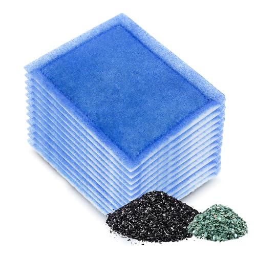 Aquarium 12 Pack Rite-Size C Filterkartuschen mit Zeolith, kompatibel mit Penguin PRO Power Filters 275/375, Power Filters 200/350 Aquarium 12 Pack Rite-Size C Filterkartuschen mit Zeolith, kompatibel mit Penguin PRO Power Filters 275/375, Power Filters 200/350 von pewyoke