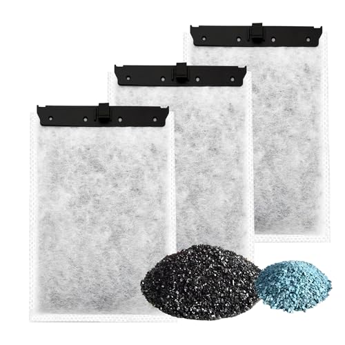 Aquarium 3 Pack Medium Filterkartuschen mit Zeolith Kompatibel mit Whisper Filters 10i, IQ10, PF10 Power Filters Aquarium 3 Pack Medium Filterkartuschen mit Zeolith Kompatibel mit Whisper Filters 10i, IQ10, PF10 Power Filters von pewyoke