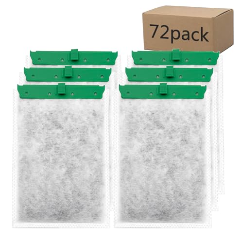 Aquarium-Filterkartuschen, 72 Stück, mittelgroß, kompatibel mit Whisper Filters 10i IQ10 PF10 Power Filters Aquarium-Filterkartuschen, 72 Stück, mittelgroß, kompatibel mit Whisper Filters 10i IQ10 PF10 Power Filters von pewyoke