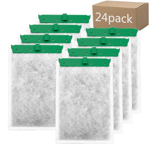 Aquarium-Filterkartuschen, mittelgroß, kompatibel mit Whisper Filters 10i IQ10 PF10 Power-Filtern, 24 Stück Aquarium-Filterkartuschen, mittelgroß, kompatibel mit Whisper Filters 10i IQ10 PF10 Power-Filtern, 24 Stück von pewyoke