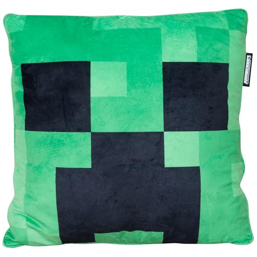 phoenix group AG Minecraft - Dekokissen inkl Füllung, samtig weich, Creeper von phoenix group AG