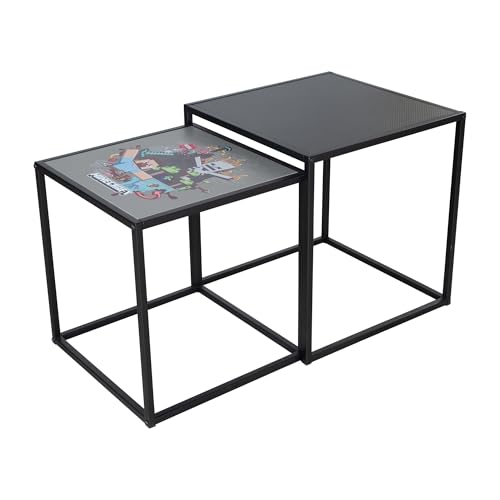 phoenix group AG Minecraft - Beistelltisch, Satztisch im 2er Set, mit Minecraft Print und Metallrahmen phoenix group AG Minecraft - Beistelltisch, Satztisch im 2er Set, mit Minecraft Print und Metallrahmen von phoenix group AG