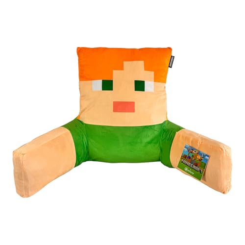 phoenix group AG Minecraft - Lesekissen inkl Füllung, samtig weich, mit Armstütze, Alex von phoenix group AG