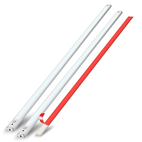 phonar 2er Pack - 90cm LED Unterbauleuchte 4000K, flach, überall montieren, aufkleben, Inklusive Alle Zubehör, LED Nachtlicht, kühles Weiß, Neutralweiß von phonar