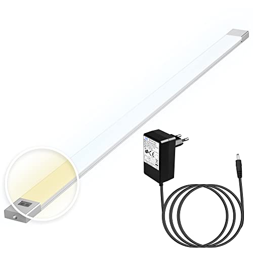 phonar Led Unterbauleuchte Küche mit Bewegungssensor - 60cm - Küchenunterbauleuchte I Dimmbar I Einfache Montage I Inklusive Zubehör I 2800-6000K von phonar