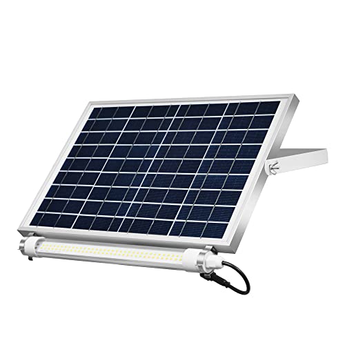 phonar Solar Lights im Freien, Solar Powered Lights mit 10W Solar Panel 6.4V/4Ah Lithium Batterie IR Fernbedienung 5M Kabel, IP65 wasserdichte Dämmerung bis Dämmerung Beleuchtung für Innen im Freien von phonar