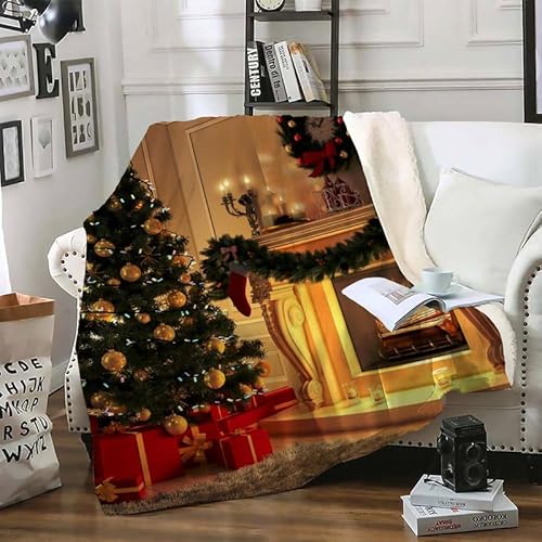 Flanell Decke Dekoration Weihnachten Wohndecken Kuscheldecke 220x240 Tagesdecke Warm Kuscheldecke Flauschig Dicke Decke 220x240 cm Als Snuggle Couchdecke Ganzjahresdecke Picknickdecke von phonxia