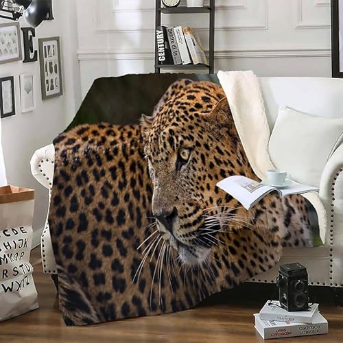 Flanell Decke Leopardenbraun Wohndecken Kuscheldecke 200x200 Tagesdecke Weich Warm Kuscheldecke Flauschig Dicke Decke 200x200 cm Als Snuggle Couchdecke Ganzjahresdecke Picknickdecke von phonxia