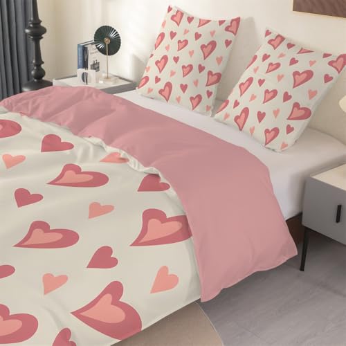 phonxia Braunes Herz Bettwäsche 155x 220 Romantisches Motiv Bettbezug mit Reißverschluss Mikrofaser Mädchen Bettwäsche Set + 2 Kissenbezug 80x80 cm Deluxe Atmungsaktiv O67 phonxia Braunes Herz Bettwäsche 155x 220 Romantisches Motiv Bettbezug mit Reißverschluss Mikrofaser Mädchen Bettwäsche Set + 2 Kissenbezug 80x80 cm Deluxe Atmungsaktiv O67 von phonxia