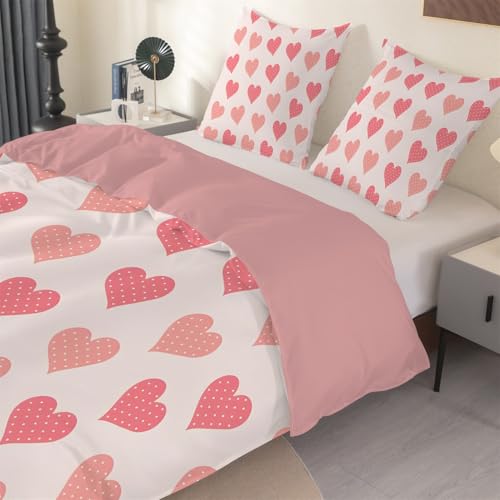 phonxia Romantisches Motiv Bettwäsche 155x 220 Modern Bettbezug mit Reißverschluss Mikrofaser Mädchen, Wendbar Bettwäsche Set + 2 Kissenbezug 80x80 cm Deluxe Atmungsaktiv O73 phonxia Romantisches Motiv Bettwäsche 155x 220 Modern Bettbezug mit Reißverschluss Mikrofaser Mädchen, Wendbar Bettwäsche Set + 2 Kissenbezug 80x80 cm Deluxe Atmungsaktiv O73 von phonxia