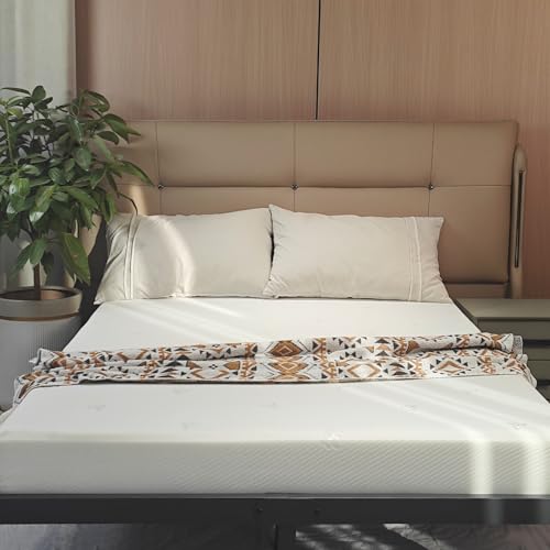 Gel-Memory-Schaum-Matratze für Erwachsene und Kinder, 15,2 cm, Doppelbett-Matratze in einer Box für kühleren Schlaf und Druckentlastung, abnehmbarer, weicher, atmungsaktiver weißer Bezug von photech