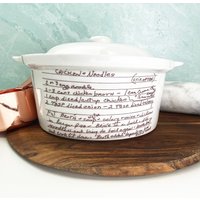 Auflaufform Mit Ihrem Rezept, Personalisiertes Geschenk Für Ihn, Muttertagsgeschenk, Individuelle Backformen, Perfektes Brautpartygeschenk Auflaufform Mit Ihrem Rezept, Personalisiertes Geschenk Für Ihn, Muttertagsgeschenk, Individuelle Backformen, Perfektes Brautpartygeschenk von phpottery