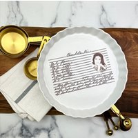 Benutzerdefinierte Gravierte Familienrezepte Platte, Stellen Sie Das Tatsächliche Handgeschriebene Rezept Ihrer Großmutter Wieder Her von phpottery