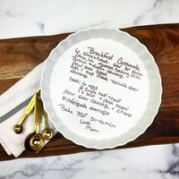 Einzigartiges Muttertagsgeschenk Personalisiert Mit Handgeschriebener Rezeptpfanne Für Mutter Großmutter Geschenk Ihr Sentimentales Gedenkgeschenk von phpottery
