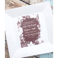Gravieren Sie Ihre Einladung Auf Teller Für Das Perfekte Hochzeitsgeschenk. Brautparty Must Have, Einzigartiges Geschenk Freund von phpottery