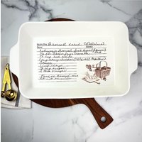 Handgeschriebenes Gericht Mit Deiner Handschrift | Personalisierte 9x13 Pfanne Lieblingsrezept Gravierte Backform Keramik Handgeschriebenes Gericht Mit Deiner Handschrift | Personalisierte 9x13 Pfanne Lieblingsrezept Gravierte Backform Keramik von phpottery