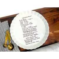 Handgeschriebenes Gericht Mit Ihrer Handschrift |Personalisierte Tortenform |Lieblingsrezept-Pfanne | Gravierte Backform Display-Tortenform Handgeschriebenes Gericht Mit Ihrer Handschrift |Personalisierte Tortenform |Lieblingsrezept-Pfanne | Gravierte Backform Display-Tortenform von phpottery