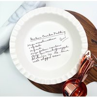 Handgeschriebenes Rezept Personalisierte Servierplatte | Andenken Handschrift Rezept-Teller Karte Transfer Geschenk von phpottery