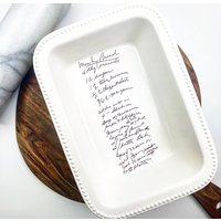 Ihre Persönliche Handschrift Auf Eine Backform Graviert. Perfektes Erbstückgeschenk Für Muttertag Ihre Persönliche Handschrift Auf Eine Backform Graviert. Perfektes Erbstückgeschenk Für Muttertag von phpottery