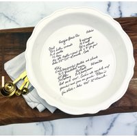 Ihre Persönliche Handschrift Auf Eine Backform Graviert. Perfektes Erbstückgeschenk Für Muttertag Ihre Persönliche Handschrift Auf Eine Backform Graviert. Perfektes Erbstückgeschenk Für Muttertag von phpottery