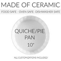 Keramik Quiche Pfanne Keramik Quiche Pfanne von phpottery