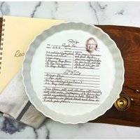 Keramikplatte Mit Individuellem Rezept, Logo Oder Foto von phpottery