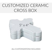 Personalisiertes Geschenk Set Zur Taufe, Erstkommunion, Patenkind von phpottery