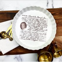 Rezeptplatte - Platte Mit Familienrezept Servierplatte Fügen Sie Ihr Eigenes Rezept Hinzu Tellerständer Verfügbar von phpottery