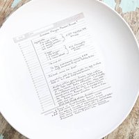 Sentimentales Geschenk, Um Sich An Einen Geliebten Menschen Für Die Feiertage Zu Erinnern - Individuell Gravierter Rezeptteller Geschenk Den Foodie von phpottery