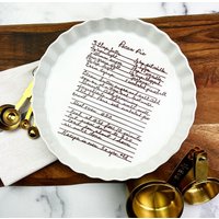Übertragen Sie Ihr Lieben Handgeschriebenes Rezept Auf Einen Teller. Einzigartiges Geschenk Für Sie, Hochzeit Oder Dusche von phpottery